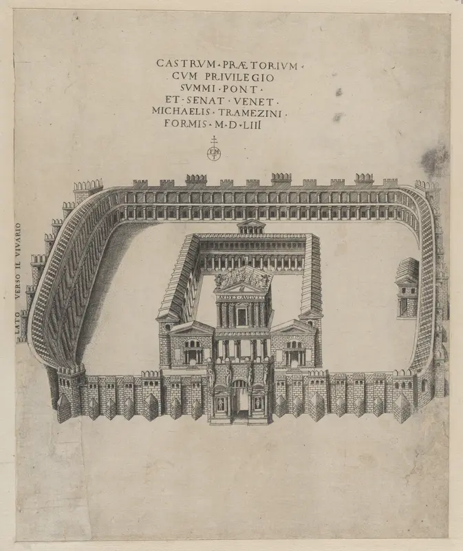 Castrum, from "Speculum Romanae Magnificentiae" Wall Art by Anonymous - High-Resolution Digital Print