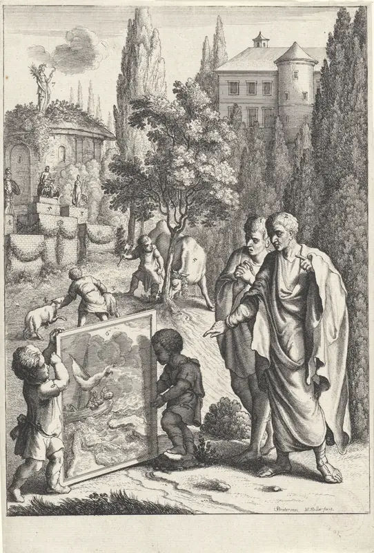 Catallus gered na een schipbreuk Wall Art by Unknown - High-Resolution Digital Print