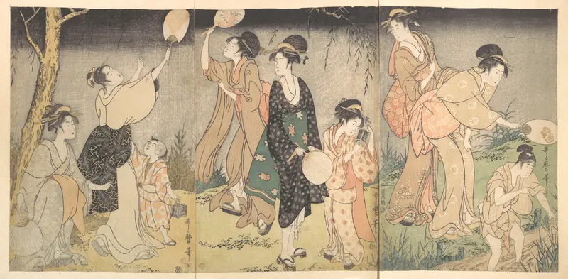 Catching fireflies (Hotaru gari)
