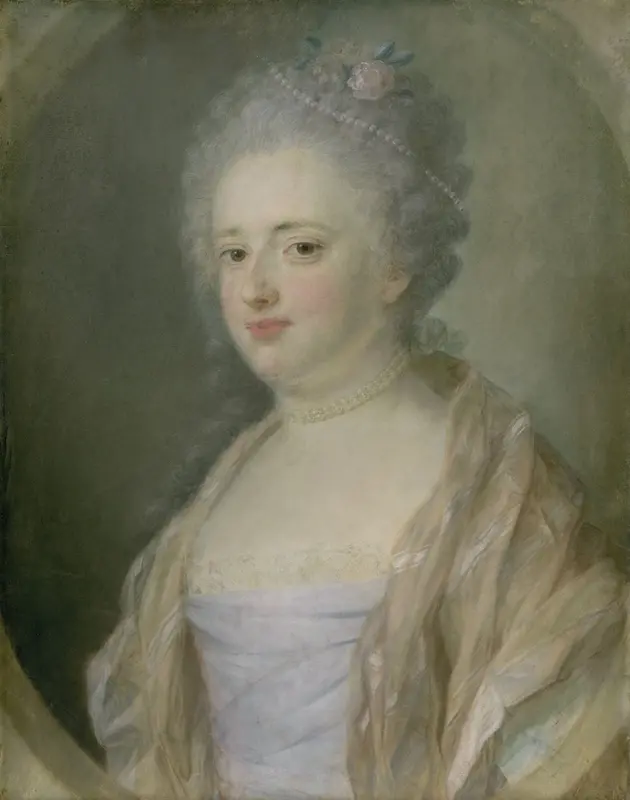 Catharina Elisabeth Metayer (1744-1800) Wall Art by Jean Baptiste Perroneau - High-Resolution Digital Print