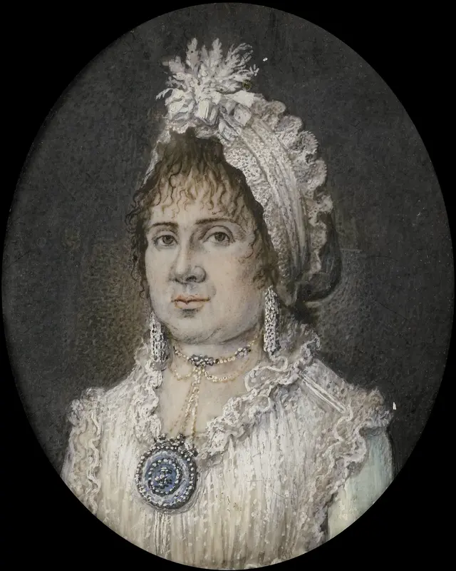 Catharina Theresia Weber (1760/61-1847). Echtgenote van Joannes Titsingh, Amsterdam Wall Art by Unknown - High-Resolution Digital Print