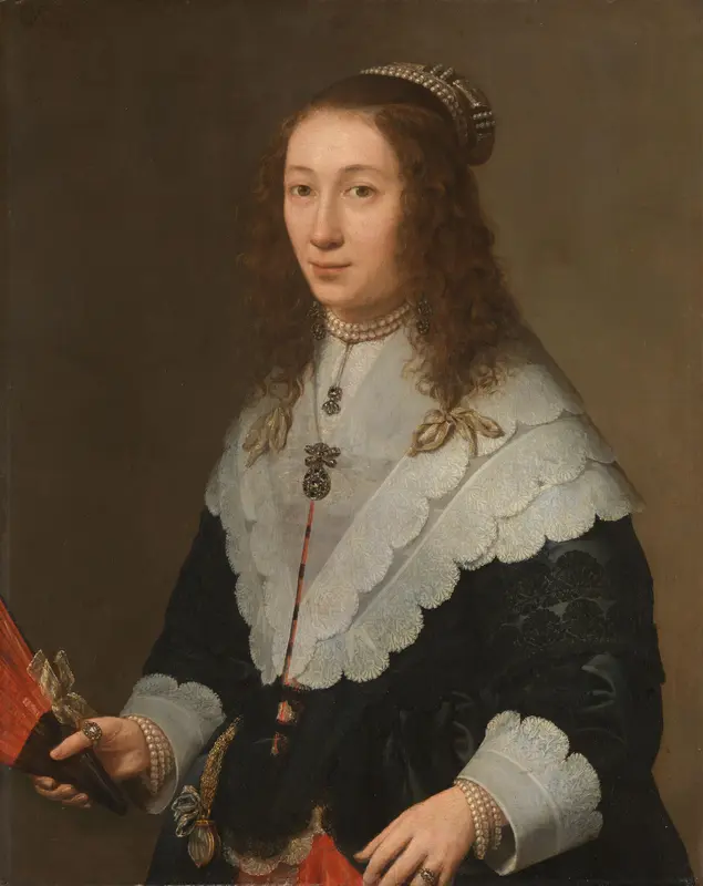 Catharina van Well (1626-1722), Wife of Guilliaam van Bleyswijk Wall Art by Gerard van Kuijl - High-Resolution Digital Print