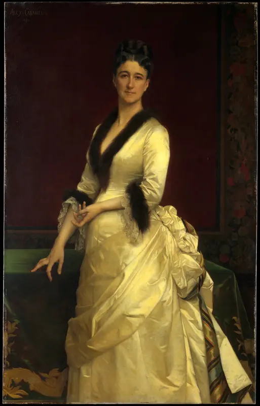 Catharine Lorillard Wolfe (1828–1887) Wall Art by Alexandre Cabanel - High-Resolution Digital Print