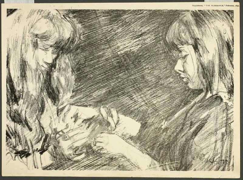 Cat's Cradle Wall Art by Walter Richard Sickert - High-Resolution Digital Print