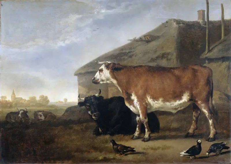 Cattle Wall Art by Abraham van Calraet - High-Resolution Digital Print