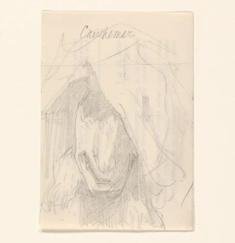 Cauchemar Wall Art by August Allebé - High-Resolution Digital Print