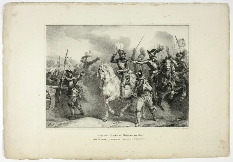 ce panache éclatant qui flotte sur ma tête... Wall Art by Horace Vernet - High-Resolution Digital Print