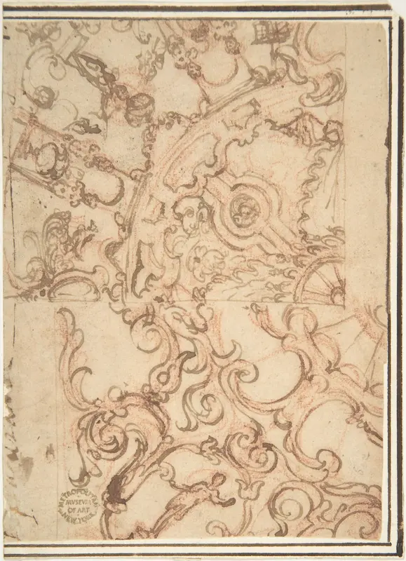 Ceiling Decoration Wall Art by Anonymous, Italian, 16th century - High-Resolution Digital Print