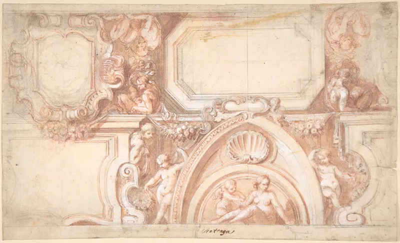 Ceiling Design Wall Art by Matías Arteaga y Alfaro - High-Resolution Digital Print