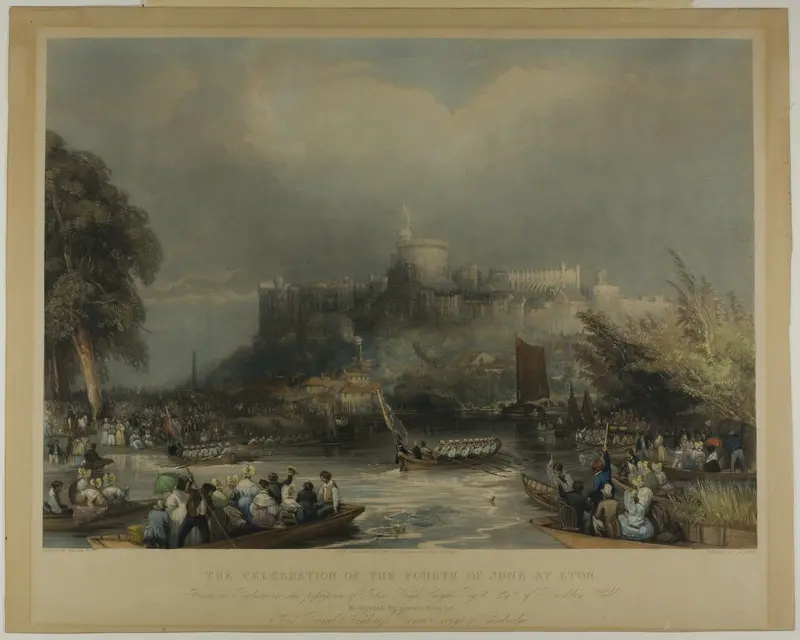 Celebration of the Fourth of June at Eton Wall Art by C. O. Lewis - High-Resolution Digital Print