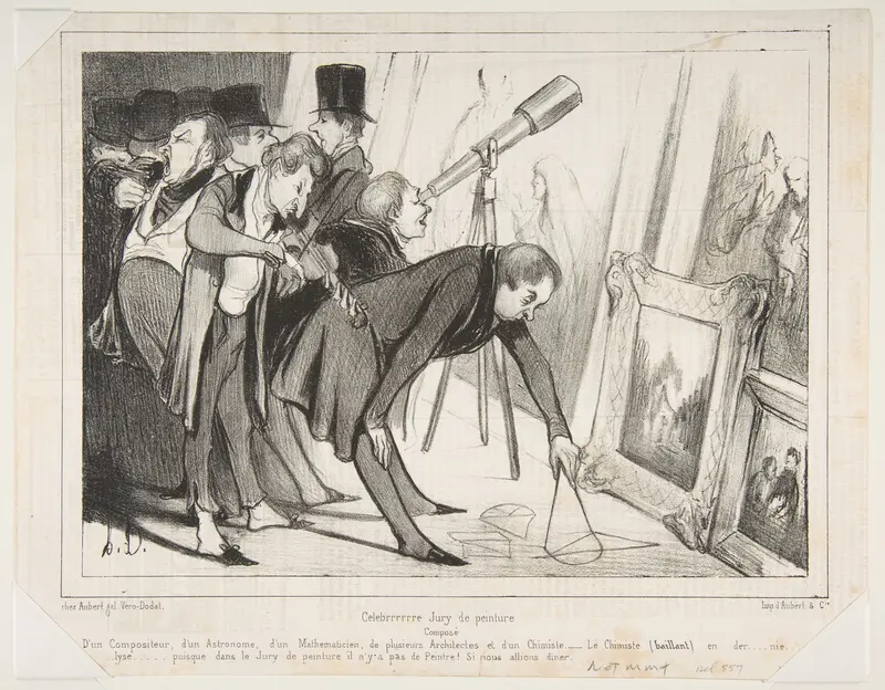 Celebrrrre Jury de Peinture..., published in Le Charivari, March 16, 1840