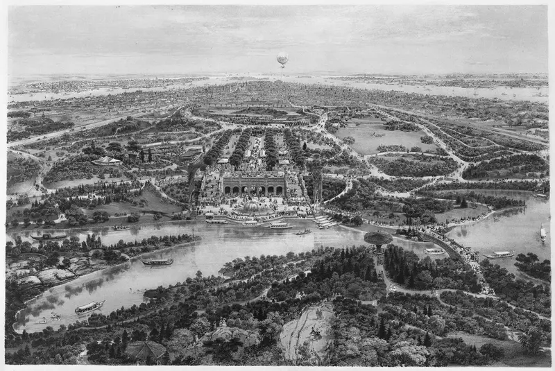 Central Park (Summer) Wall Art by Julius Bien - High-Resolution Digital Print