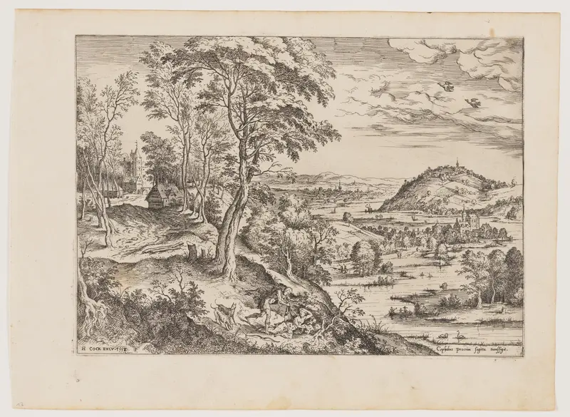 Cephalus and Procris, from Landscapes with Biblical and Mythological Scenes
