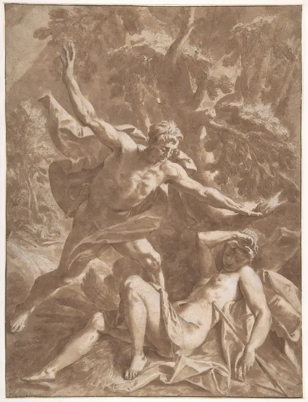 Cephalus and Procris Wall Art by Anonymous, Netherlandish, 16th century - High-Resolution Digital Print