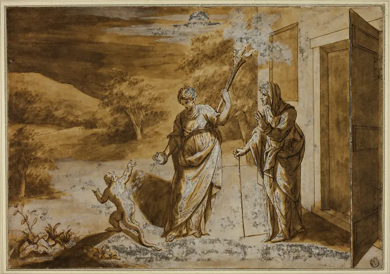 Ceres Changing the Mocking Boy into a Lizard