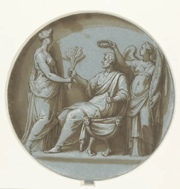 Ceres en de Vrede kronen een dichter Wall Art by Unknown - High-Resolution Digital Print