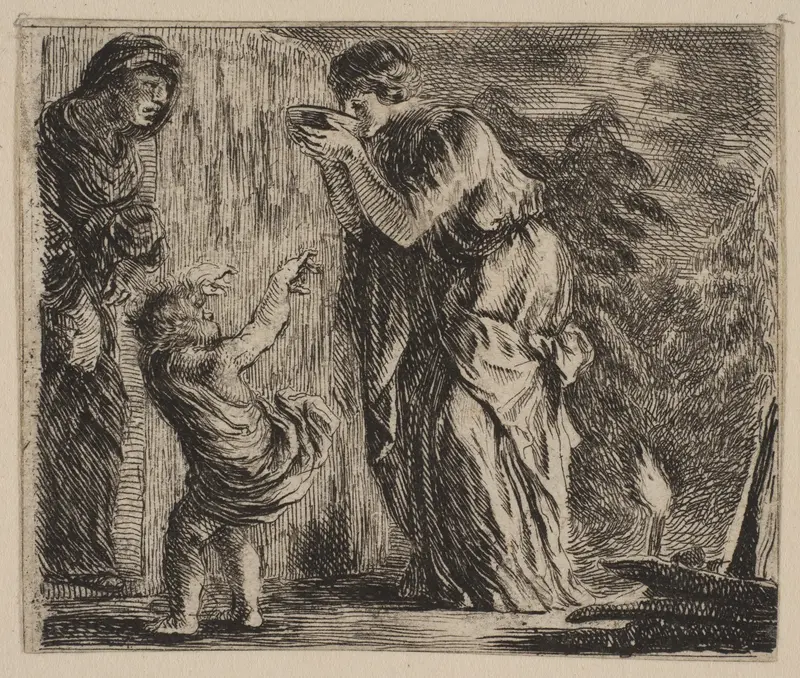 Ceres, from 'Game of Mythology' (Jeu de la Mythologie) Wall Art by Stefano della Bella - High-Resolution Digital Print