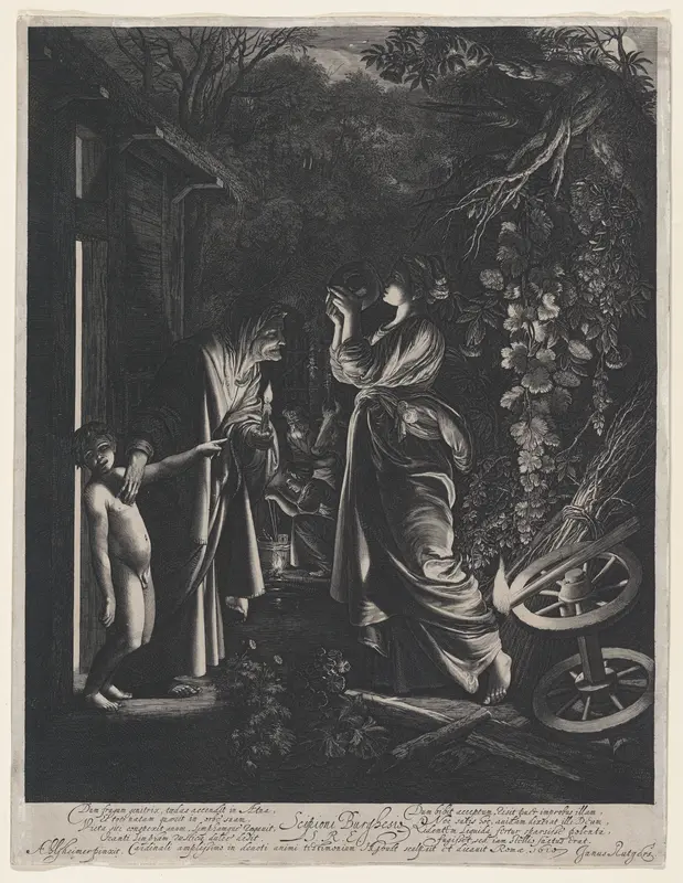 Ceres Seeking Her Daughter (The Mocking of Ceres) Wall Art by Hendrick Goudt - High-Resolution Digital Print