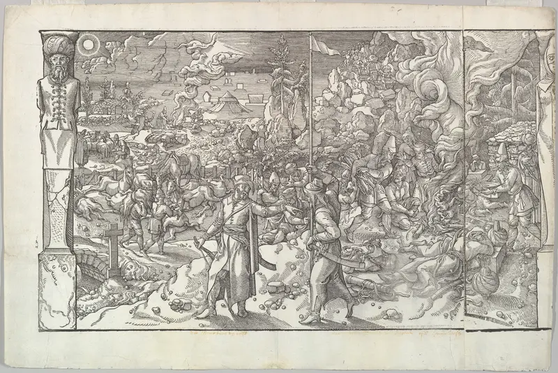 Ces Moeurs et fachons de faire de Turcz (Customs and Fashions of the Turks) Wall Art by Pieter Coecke van Aelst - High-Resolution Digital Print
