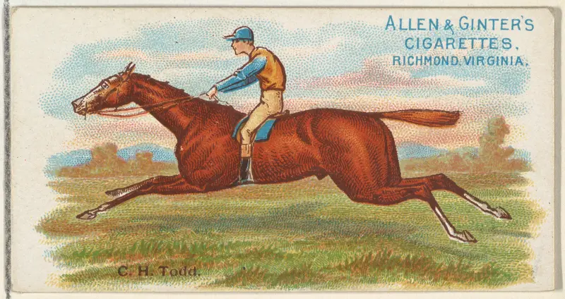 C.H. Todd, from The World's Racers series (N32) for Allen & Ginter Cigarettes Wall Art by Allen & Ginter - High-Resolution Digital Print