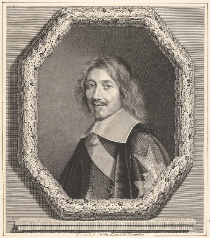 Chancelier Michel IV Le Tellier Wall Art by Robert Nanteuil - High-Resolution Digital Print