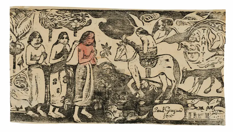 Change of Residence, from the Suite of Late Wood-Block Prints