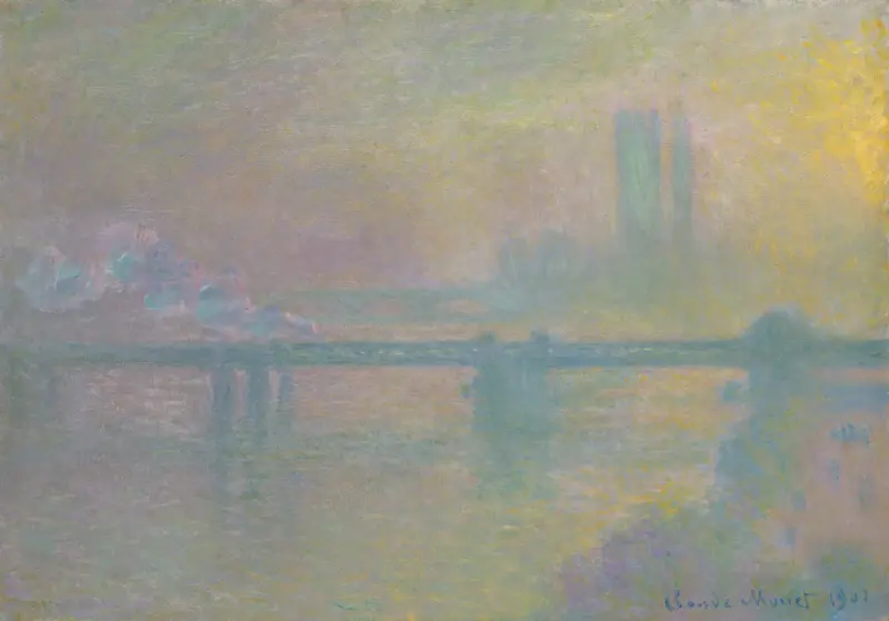Charing Cross Bridge, London Wall Art by Claude Monet - High-Resolution Digital Print