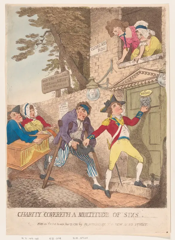 Charity Covereth a Multitude of Sins Wall Art by Thomas Rowlandson - High-Resolution Digital Print