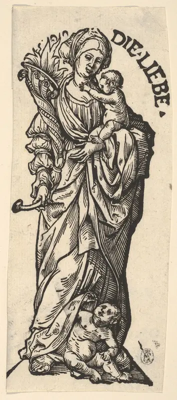 Charity (Die Liebe), from "The Seven Virtues" Wall Art by Hans Burgkmair - High-Resolution Digital Print