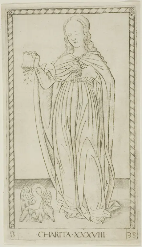 Charity, plate 38 from Genii and Virtues