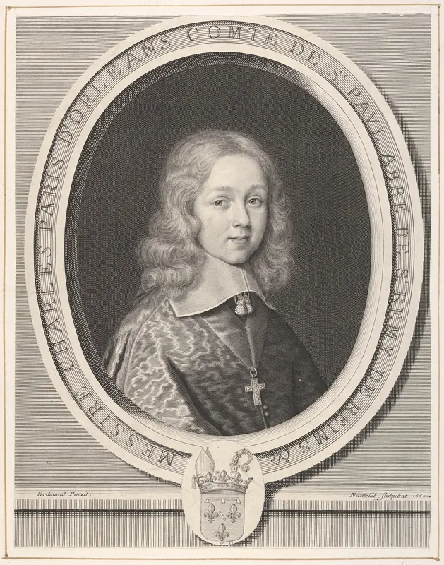 Charlels-Paris d'Orléans-Longueville, comte de Saint-Pol Wall Art by Robert Nanteuil - High-Resolution Digital Print