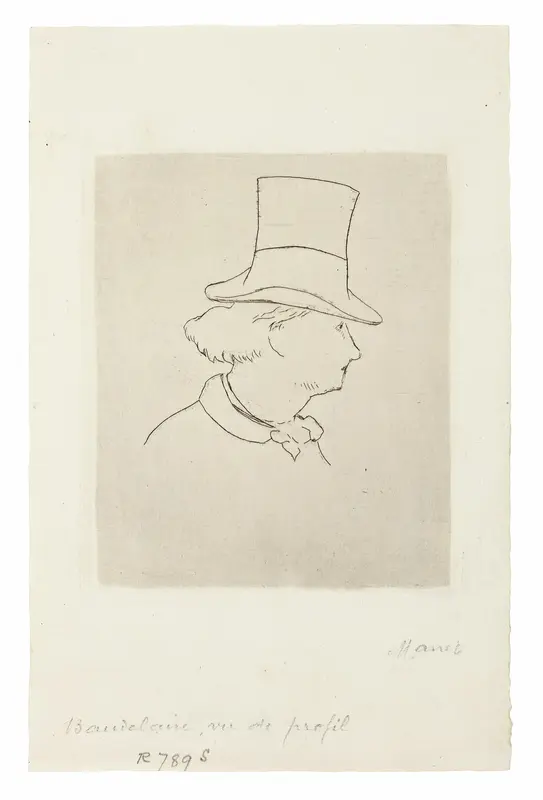 Charles Baudelaire, In Profile II