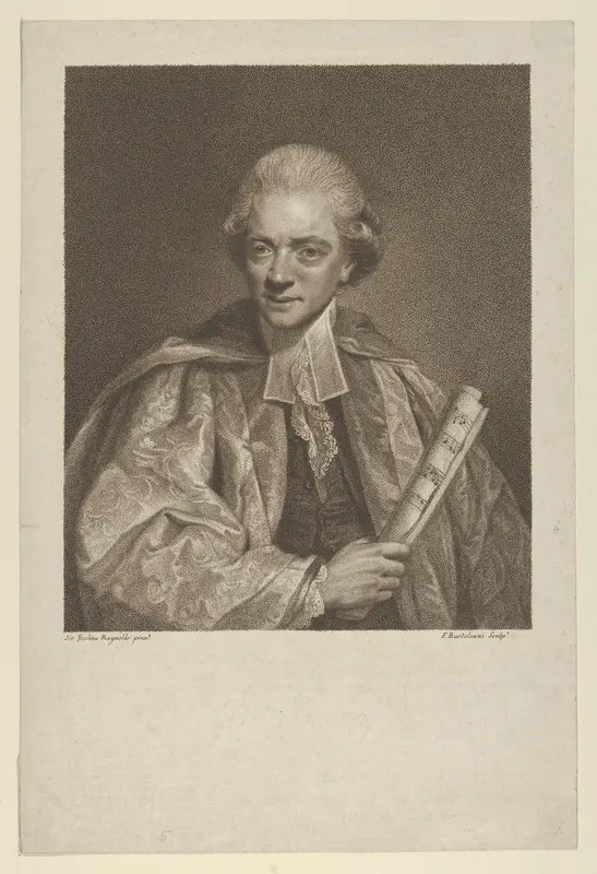Charles Burney Wall Art by Francesco Bartolozzi - High-Resolution Digital Print