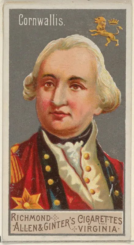 Charles Cornwallis, from the Great Generals series (N15) for Allen & Ginter Cigarettes Brands Wall Art by Allen & Ginter - High-Resolution Digital Print