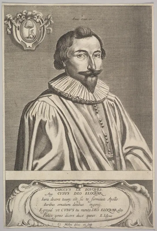 Charles de Bouques Wall Art by Claude Mellan - High-Resolution Digital Print