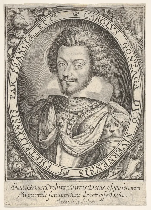 Charles de Gonzague, Duc de Nevers Wall Art by Thomas de Leu - High-Resolution Digital Print