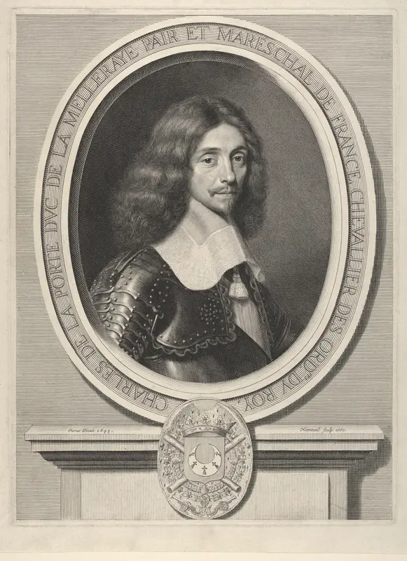Charles de La Porte, duc de La Meilleraie Wall Art by Robert Nanteuil - High-Resolution Digital Print
