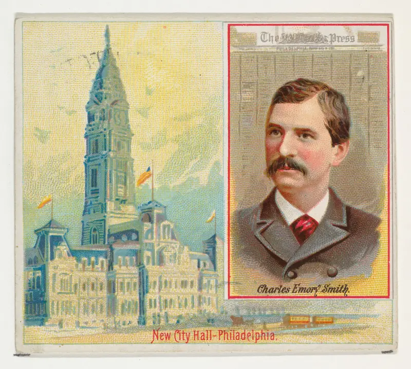 Charles Emory Smith, The Philadelphia Press, from the American Editors series (N35) for Allen & Ginter Cigarettes Wall Art by Allen & Ginter - High-Resolution Digital Print
