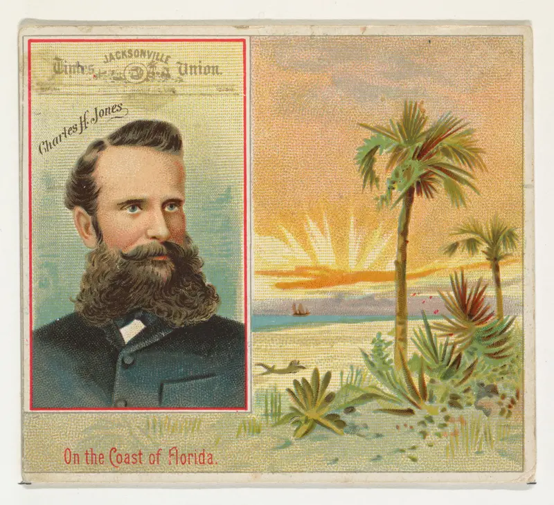 Charles H. Jones, Jacksonville Times Union, from the American Editors series (N35) for Allen & Ginter Cigarettes Wall Art by Allen & Ginter - High-Resolution Digital Print