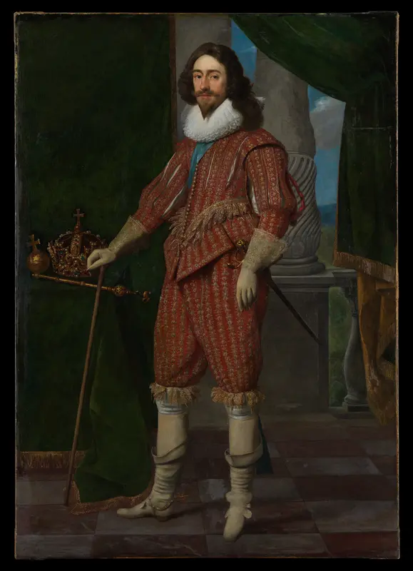 Charles I (1600–1649), King of England Wall Art by Daniël Mijtens - High-Resolution Digital Print
