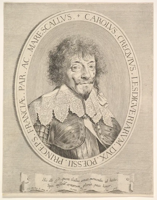 Charles I de Créquy, duc de Lesdiguières Wall Art by Claude Mellan - High-Resolution Digital Print