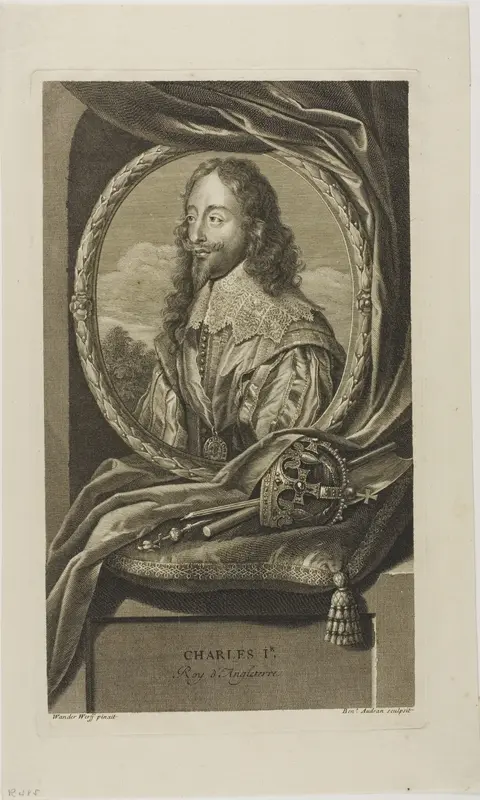 Charles I, King of England Wall Art by Benoit Audran, I - High-Resolution Digital Print