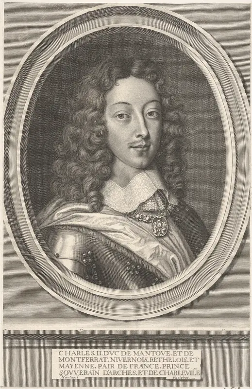 Charles II de Gonzague-Clèves, duc de Mantoue Wall Art by Robert Nanteuil - High-Resolution Digital Print