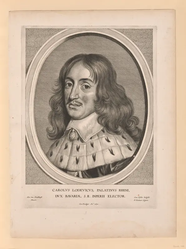 Charles Louis, Count Palatine, from Effigies Variae... Wall Art by Cornelis Visscher - High-Resolution Digital Print