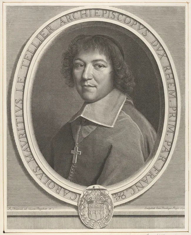 Charles-Maurice le Tellier Wall Art by Robert Nanteuil - High-Resolution Digital Print