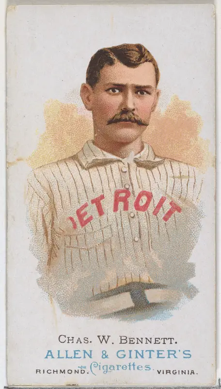 Charles W. Bennett, Baseball Player, from World's Champions, Series 1 (N28) for Allen & Ginter Cigarettes Wall Art by Allen & Ginter - High-Resolution Digital Print
