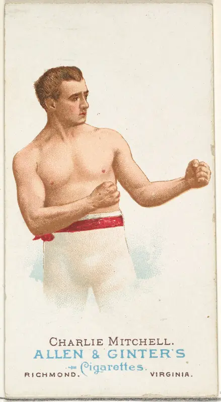 Charlie Mitchell, Pugilist, from World's Champions, Series 1 (N28) for Allen & Ginter Cigarettes Wall Art by Allen & Ginter - High-Resolution Digital Print