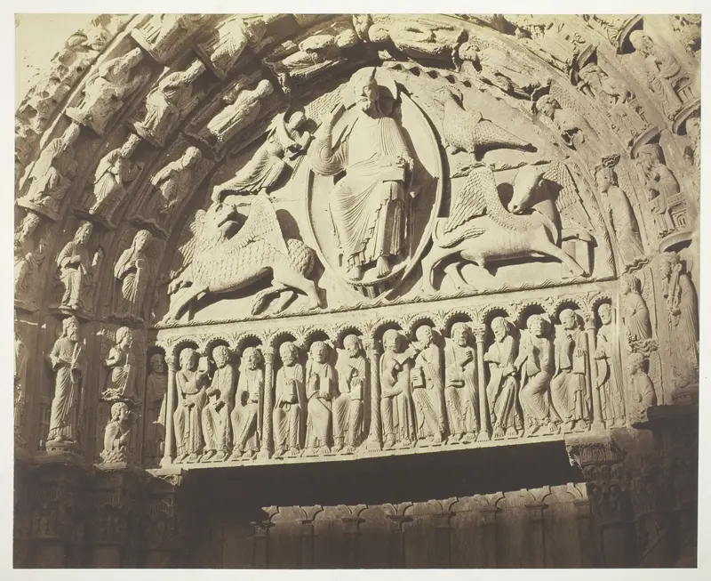 Chartres Cathedral West Facade; Royal Portal, Central Bay