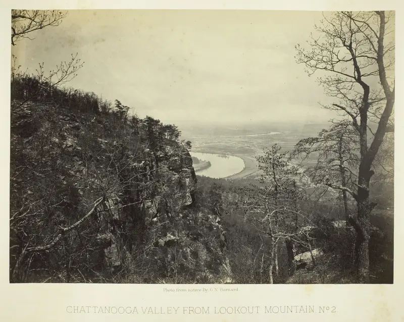 Chattanooga Valley from Lookout Mountain, No. 2