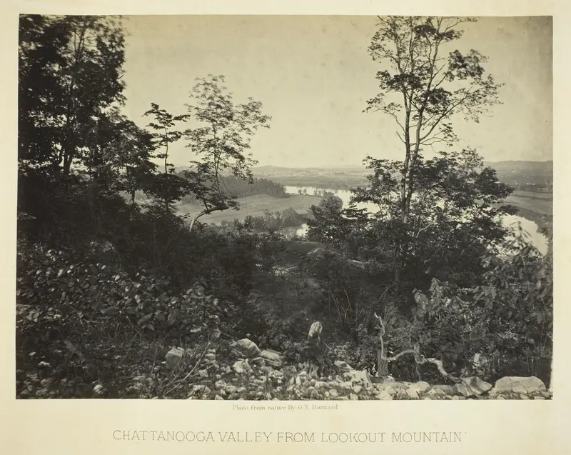 Chattanooga Valley from Lookout Mountain